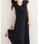 【natural couture】フリルカラーノースリワンピース