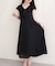 【natural couture】フリルカラーノースリワンピース
