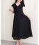 【natural couture】フリルカラーノースリワンピース