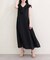 【natural couture】フリルカラーノースリワンピース