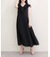 【natural couture】フリルカラーノースリワンピース