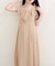 【natural couture】フリルカラーノースリワンピース