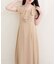 【natural couture】フリルカラーノースリワンピース