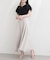 【natural couture】シアーバルーンスリーブトップス