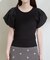 【natural couture】シアーバルーンスリーブトップス