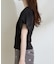 【natural couture】シアーバルーンスリーブトップス