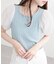 【natural couture】シアーバルーンスリーブトップス