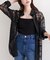 【natural couture】シアーチェックシャツ