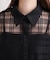 【natural couture】シアーチェックシャツ