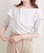 【natural couture】接触冷感マシンウォッシャブル防シワアシメネック