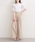 【natural couture】接触冷感マシンウォッシャブル防シワアシメネック