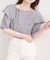 【natural couture】接触冷感マシンウォッシャブル防シワアシメネック