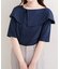 【natural couture】接触冷感マシンウォッシャブル防シワアシメネック