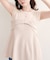 【natural couture】フロントリボンペプラムニット