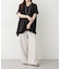 【@_misato____】くびれ出現！？-3kg見え大人ウエストタックブラウス