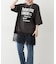 裾レースチュニックTシャツ
