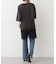裾レースチュニックTシャツ