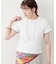 接触冷感チュール切替Tシャツ