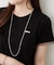 接触冷感チュール切替Tシャツ