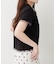 接触冷感チュール切替Tシャツ