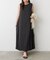 【OTONA】美シルエットノースリバルーンワンピース