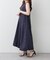 【OTONA】美シルエットノースリバルーンワンピース
