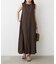 【OTONA】美シルエットノースリバルーンワンピース