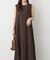 【OTONA】美シルエットノースリバルーンワンピース