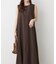 【OTONA】美シルエットノースリバルーンワンピース