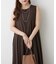 【OTONA】美シルエットノースリバルーンワンピース
