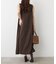 【OTONA】美シルエットノースリバルーンワンピース