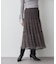 【縦ラインで細見え】品よく纏う大人のプリーツチュールスカート