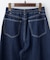 【洗練ルーズ】きれいめカジュアルを叶えるタックカーブデニム