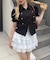 【continuer】ナポレオン風パフブラウス