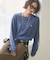 【U.S. POLO ASSN.】スエットライクニットプルオーバー