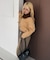 【@_puni.moe企画】チャーム付バレルレッグデニムパンツ