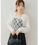 【continuer】フェイクファー付キャミ&ボレロニットセット