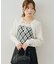 【continuer】フェイクファー付キャミ&ボレロニットセット