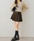 【continuer】フェイクファー付キャミ&ボレロニットセット