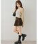 【continuer】フェイクファー付キャミ&ボレロニットセット
