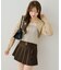 【continuer】フェイクファー付キャミ&ボレロニットセット