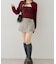 【continuer】フェイクファー付キャミ&ボレロニットセット