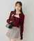 【continuer】フェイクファー付キャミ&ボレロニットセット