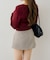 【continuer】フェイクファー付キャミ&ボレロニットセット