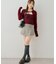【continuer】フェイクファー付キャミ&ボレロニットセット