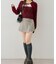 【continuer】フェイクファー付キャミ&ボレロニットセット