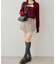 【continuer】フェイクファー付キャミ&ボレロニットセット