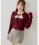 【continuer】フェイクファー付キャミ&ボレロニットセット