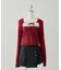 【continuer】フェイクファー付キャミ&ボレロニットセット