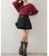【continuer】ハイウエストビット付ミニスカート